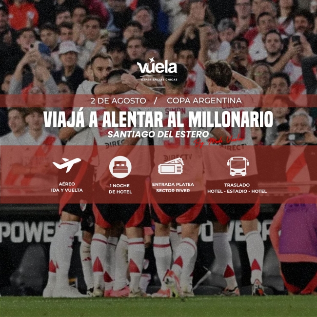 River vs San Martn en Santiago del Estero c/ AREO