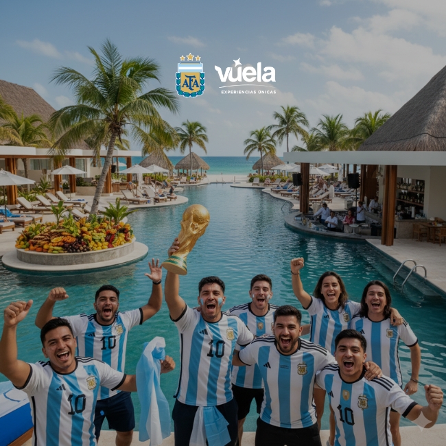 FASE DE GRUPOS ALL INCLUSIVE EN EL CARIBE MEXICANO + 16avos