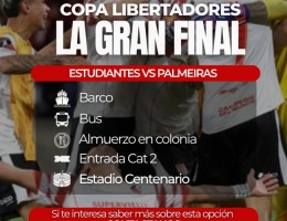 Estudiantes Finalista de Copa Libertadores - en Barco